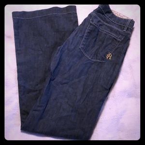 Rich & Skinny Wide-leg Flared Jeans size 28